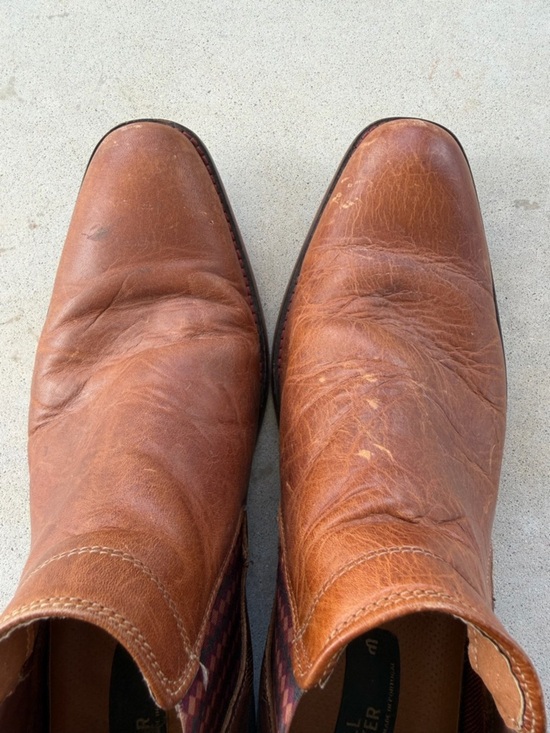 Bull Boxer Brown Leather Ankle Chelsea Boots Men’s Size 9 main image 11